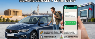 Ankara’da Araç Kiralamadan Önce Bilmeniz Gereken 7 Kritik Detay